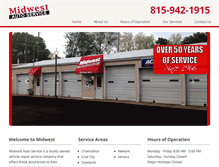Tablet Screenshot of midwestautoservice.net